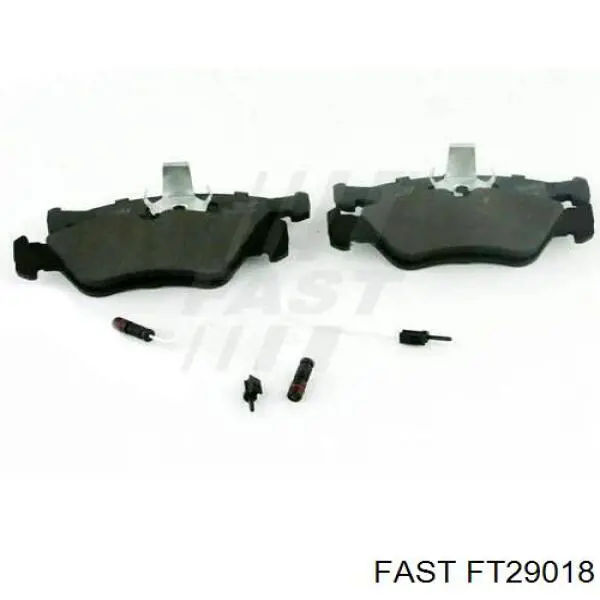 Колодки тормозные задние дисковые FAST FT29018