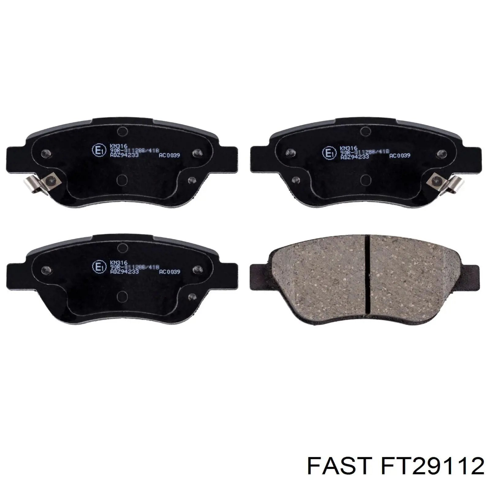 Купить FT29112 Fast Колодки тормозные