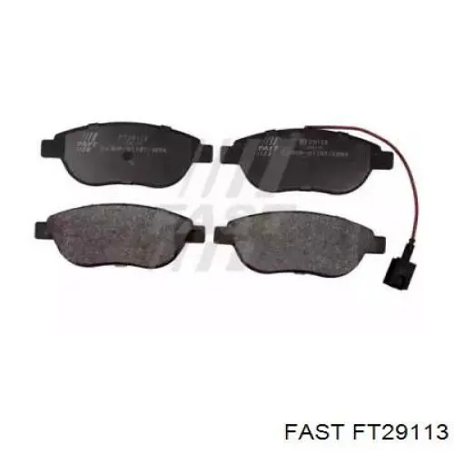 Колодки тормозные передние дисковые FAST FT29113