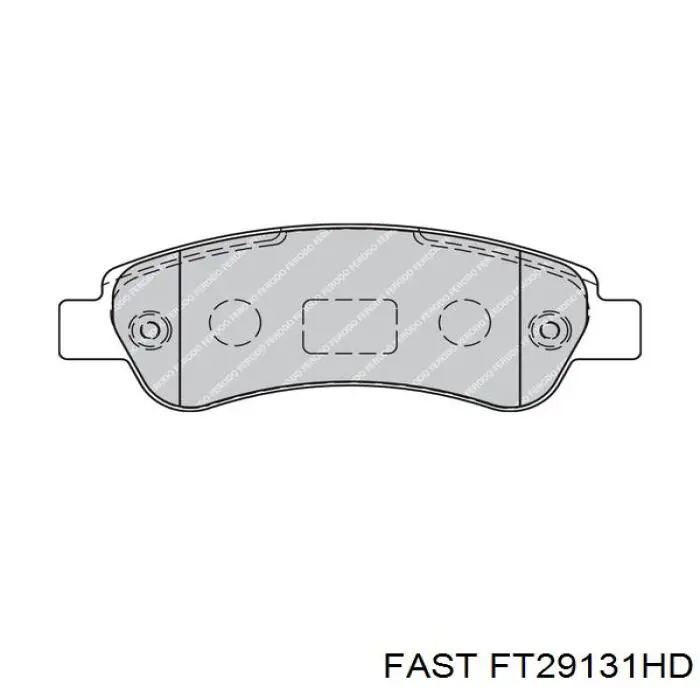 Колодки дисковые  Fast FT29131HD цена, от 17.19 USD