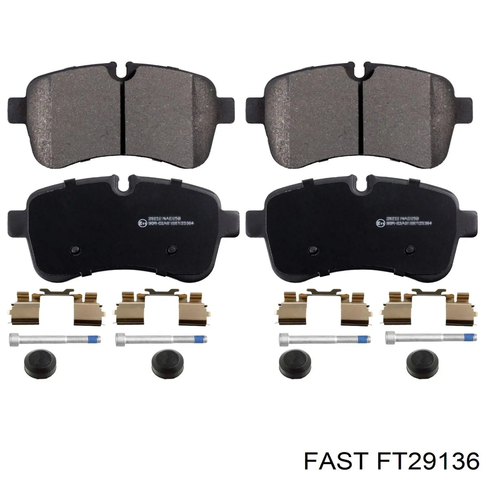 Купить FT29136 Fast Колодки тормозные задние, дисковые