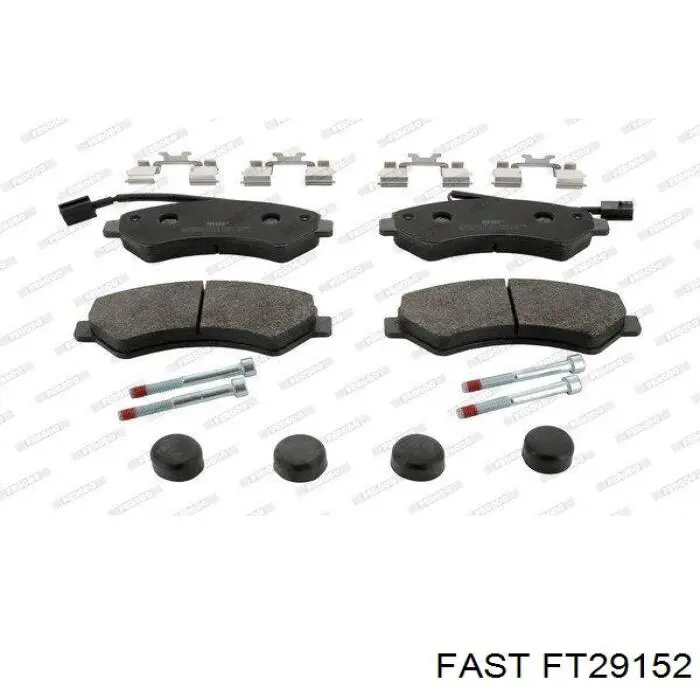 Передние тормозные колодки FT29152 Fast