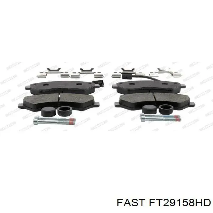 Купить FT29158HD Fast Колодки тормозные