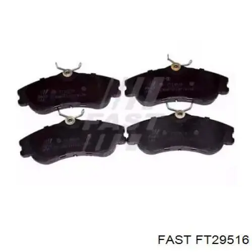 Колодки тормозные передние дисковые FAST FT29516