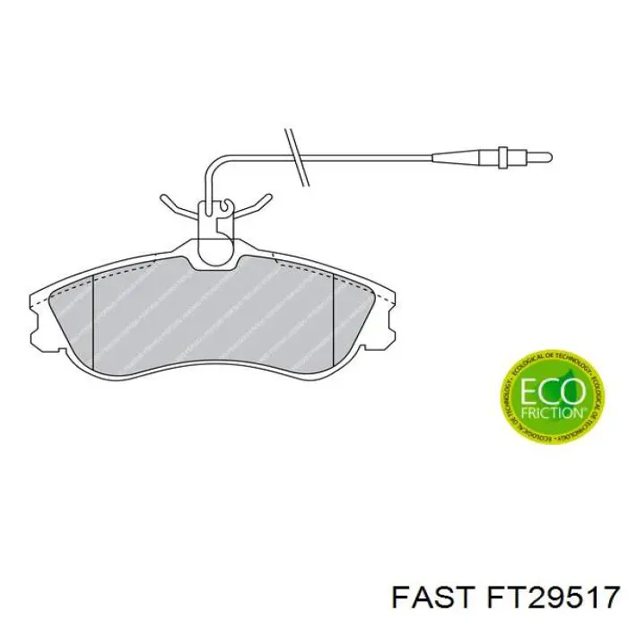 FT29517 Fast Колодки передние