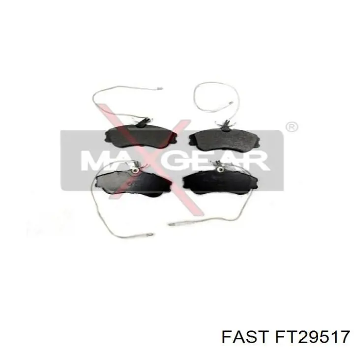 Купить FT29517 Fast Колодки тормозные