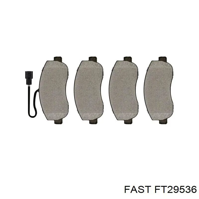 Купить FT29536 Fast Колодки тормозные