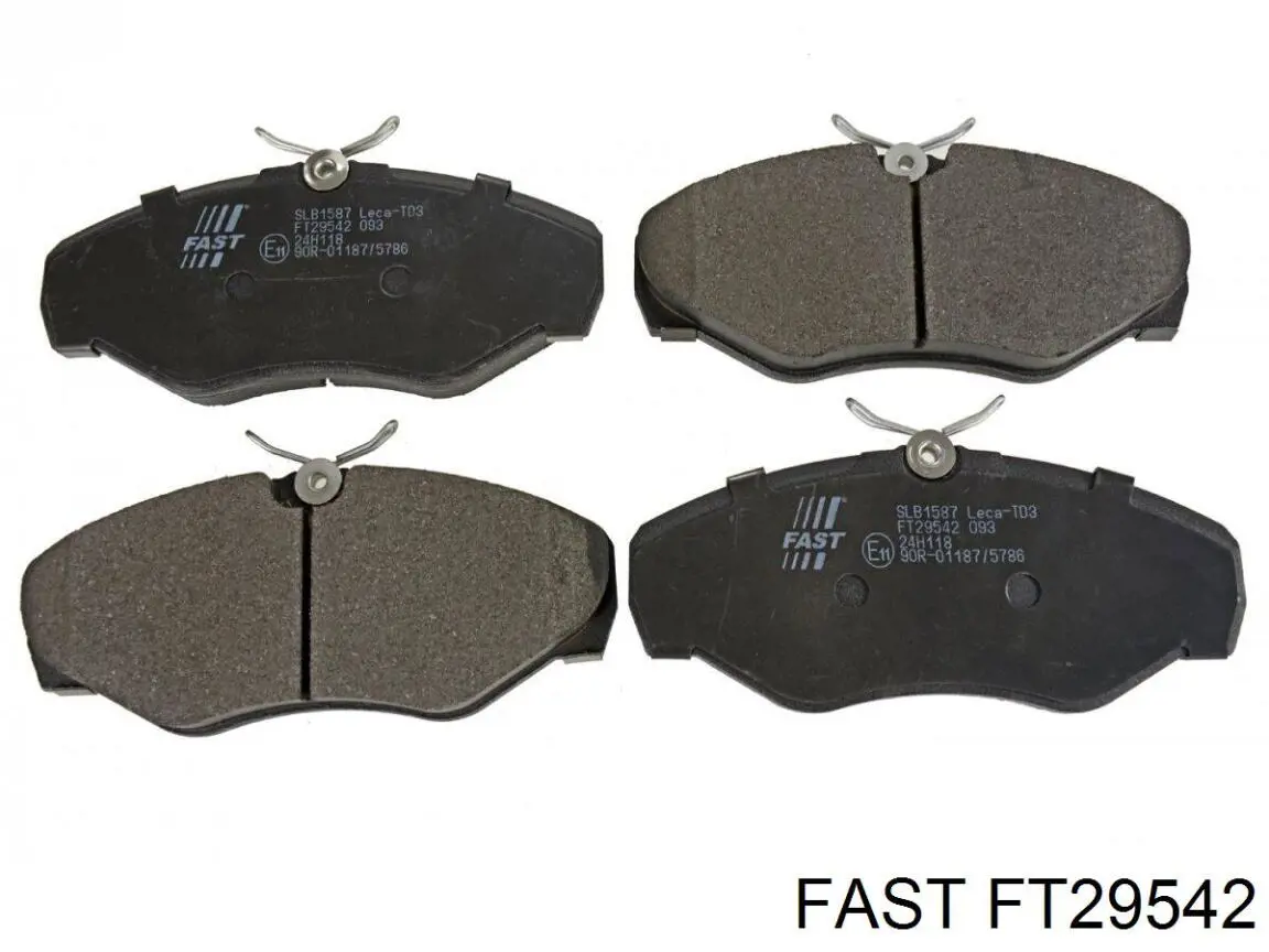 Купить FT29542 Fast Колодки тормозные