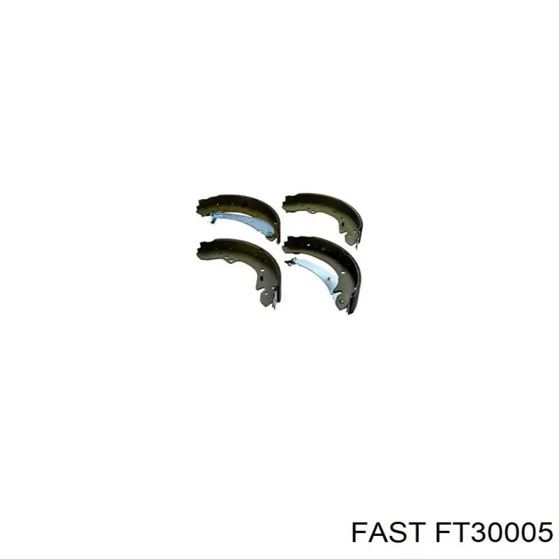 Тормоза рабочие задние ножные и тормозные барабаны Fast FT30005 цена, от 25.75 USD