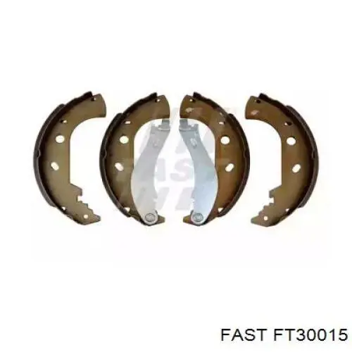 Колодки тормозные задние барабанные FAST FT30015