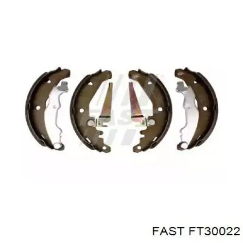Колодки тормозные задние барабанные FAST FT30022