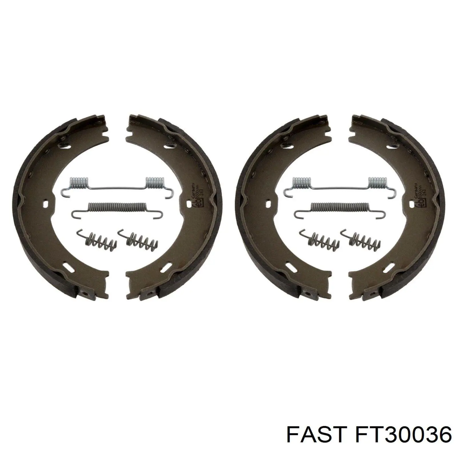 FT30036 Fast sapatas do freio de estacionamento