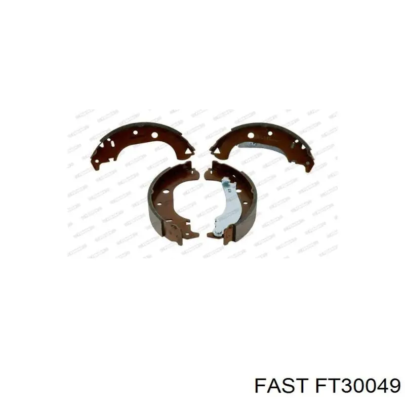 Тормоза рабочие задние ножные и тормозные барабаны Fast FT30049 цена, от 18.24 USD