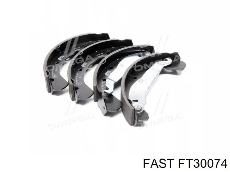 Тормоза рабочие задние ножные и тормозные барабаны Fast FT30074 цена, от 25.50 USD
