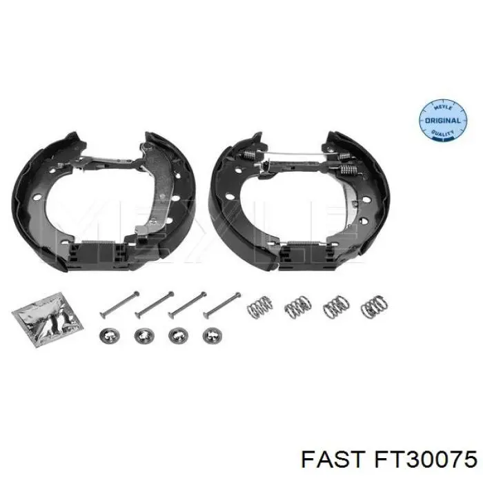 Купить FT30075 Fast Задние барабанные тормозные колодки