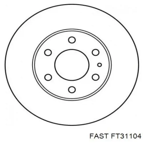 Купить FT31104 Fast Ротор тормозной