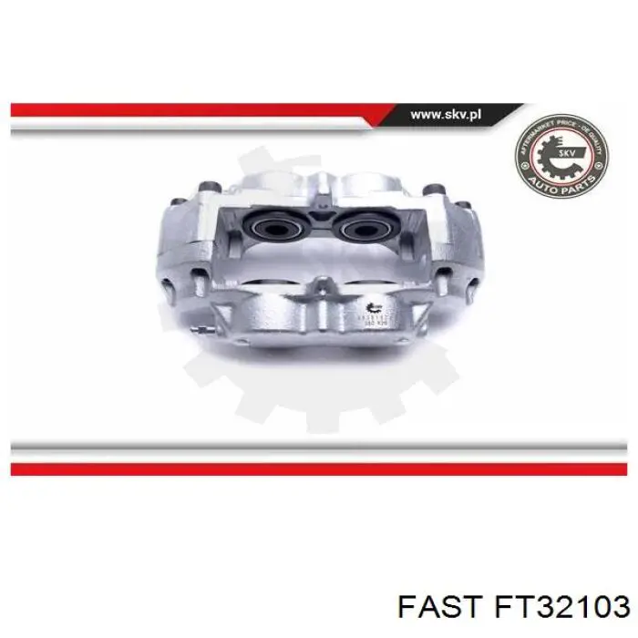 Суппорт тормозной передний левый Fast FT32103