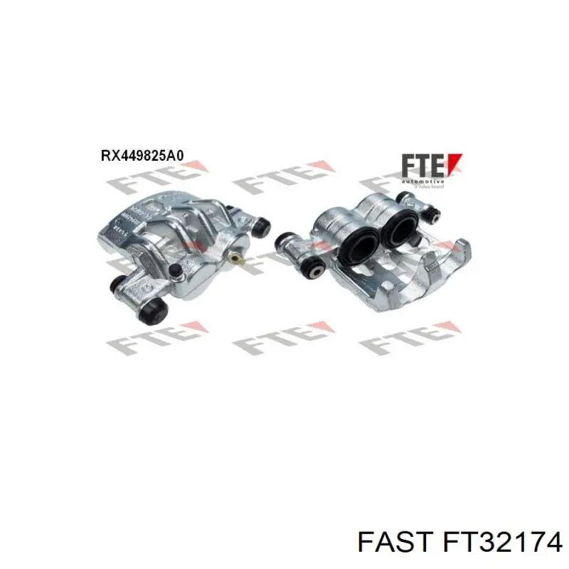 FT32174 Fast суппорт тормозной передний левый