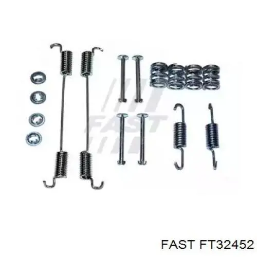 FT32452 Fast kit de montagem das sapatas traseiras de tambor