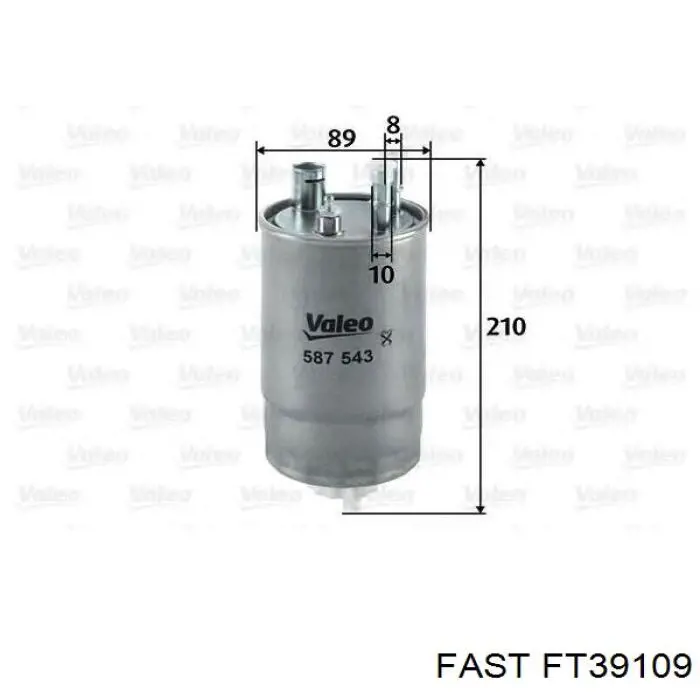 Топливный фильтр FT39109 Fast