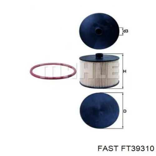 Корпус топливного фильтра FT39310 Fast