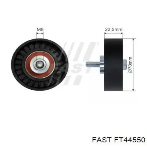 FT44550 Fast натяжной ролик