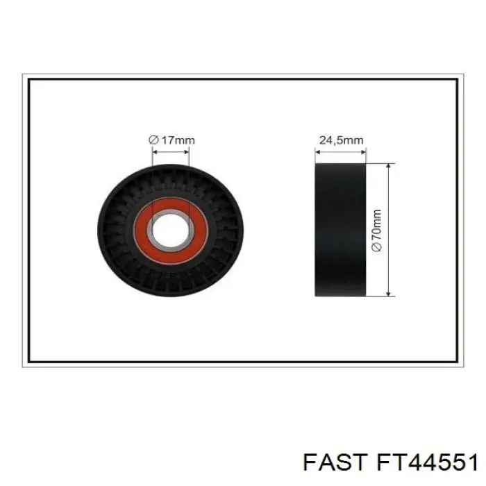 Натяжной ролик FT44551 Fast