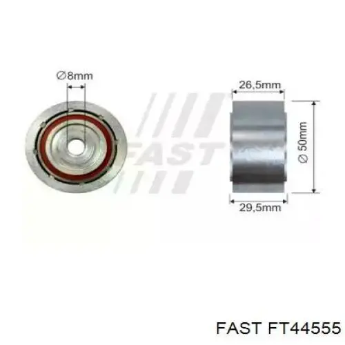 Паразитный ролик FT44555 Fast