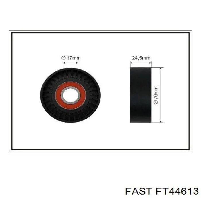 Купить FT44613 Fast Натяжитель приводного ремня