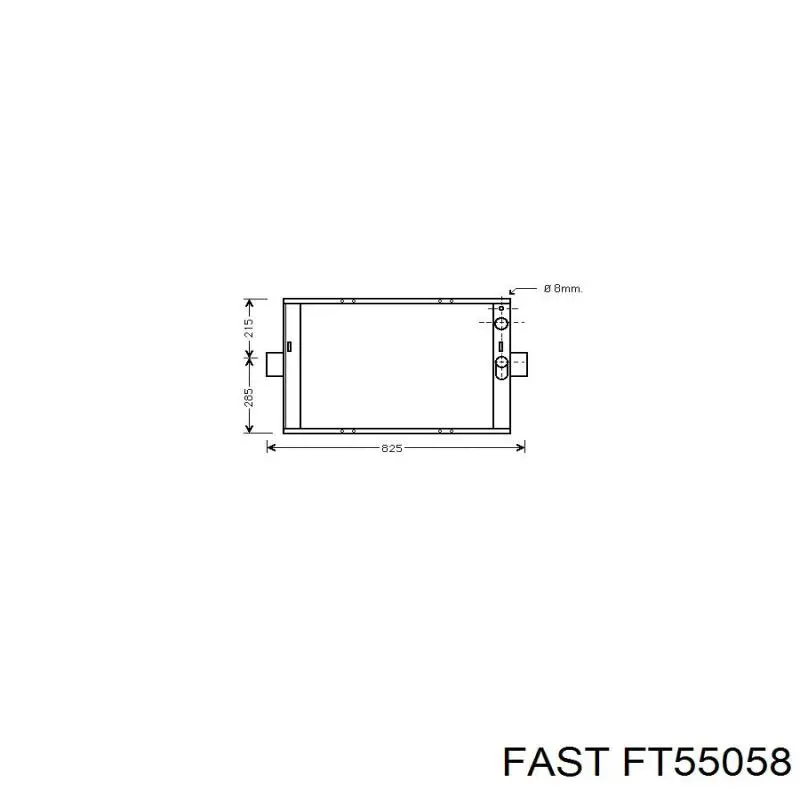 FT55058 Fast радиатор