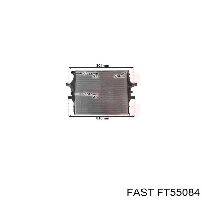 Радиатор FT55084 Fast