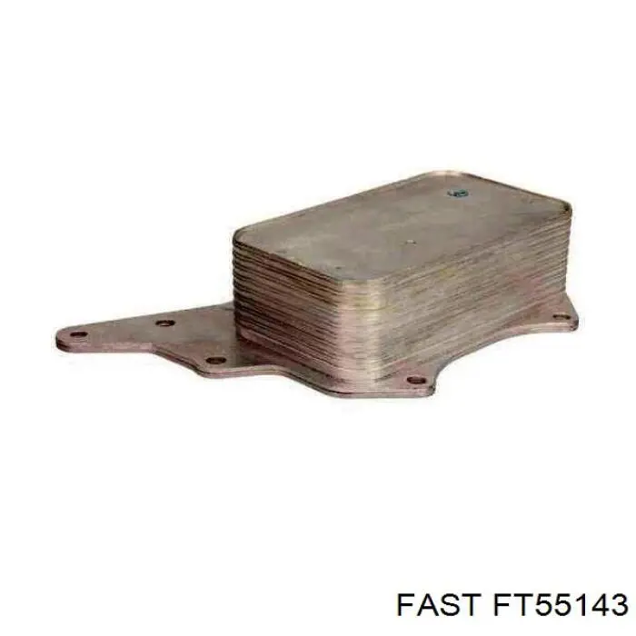 Радиатор масляный (холодильник), под фильтром Fast FT55143 цена, от 45.53 USD