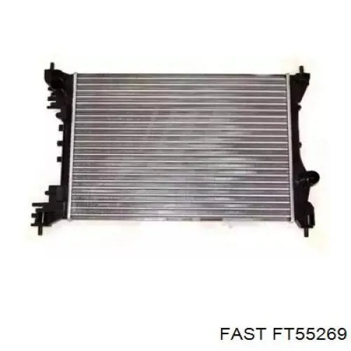 Радиатор охлаждения двигателя Fast FT55269 цена, от 81.76 USD