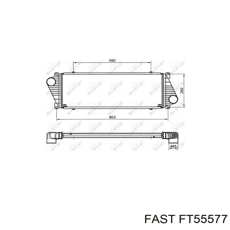 Система охлаждения наддувочного воздуха Fast FT55577 цена, от 81.15 USD