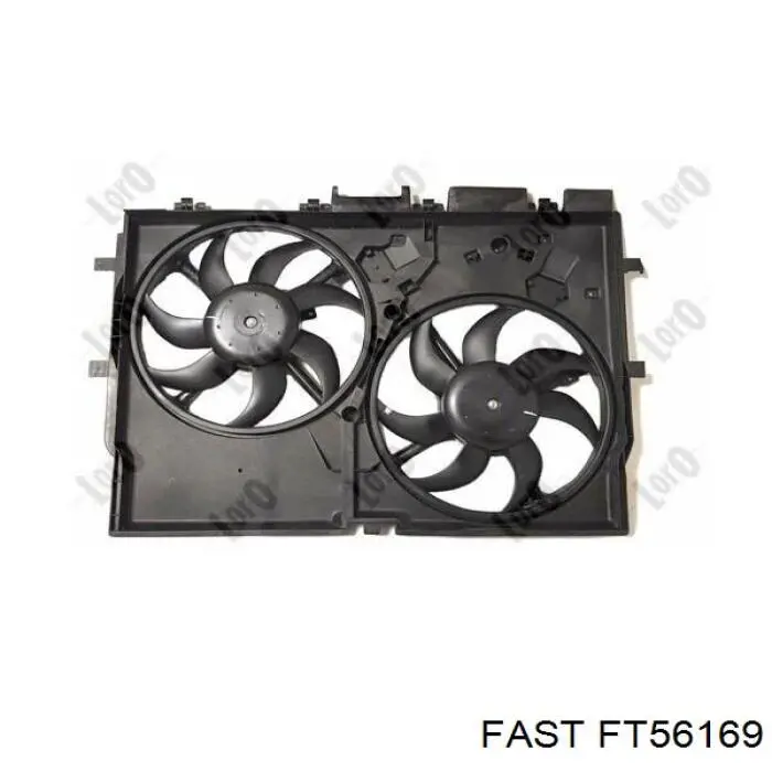 Диффузор радиатора охлаждения в сборе с мотором и крыльчаткой Fast FT56169 цена, от 111.87 USD