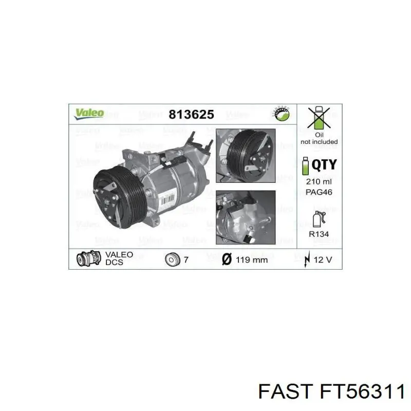 FT56311 Fast компрессор кондиционера