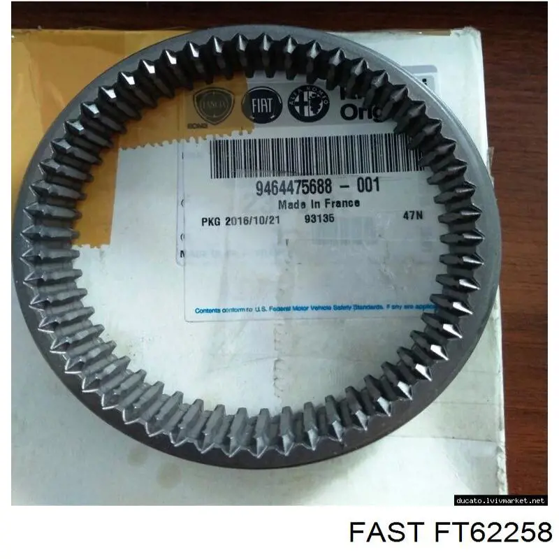 Кольцо синхронизатора Fast FT62258 цена, от 52.46 USD