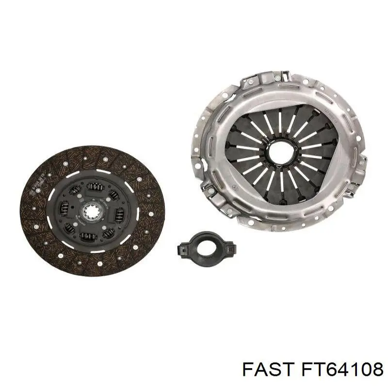 Комплект сцепления (3 части) Fast FT64108 цена, от 160.64 USD