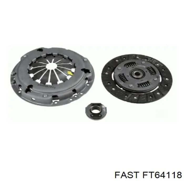 FT64118 Fast kit de embraiagem (3 peças)