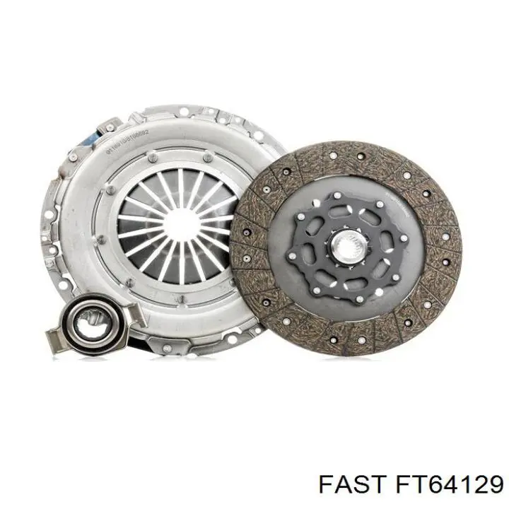 FT64129 Fast kit de embraiagem (3 peças)