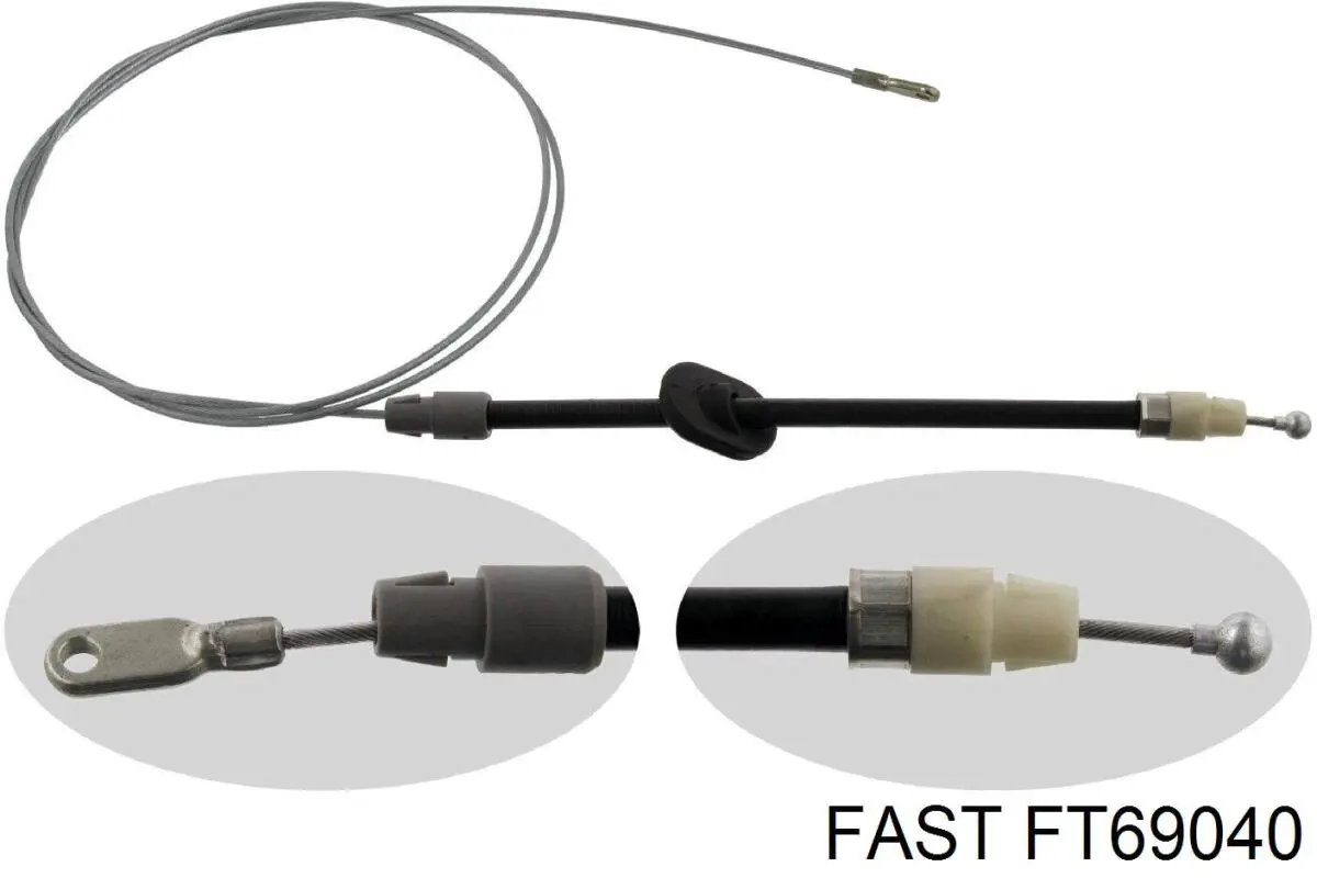 Передний трос ручника FT69040 Fast