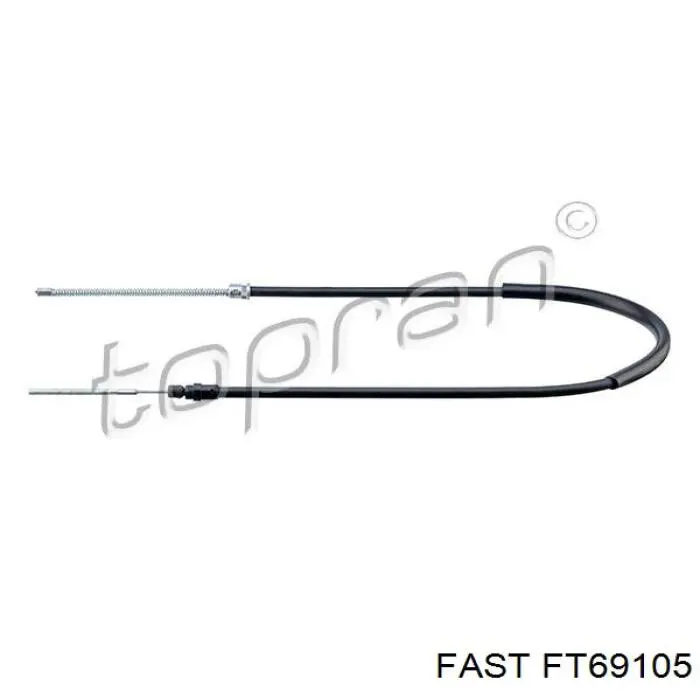 Трос ручного тормоза задний Fast FT69105 цена, от 6.46 USD