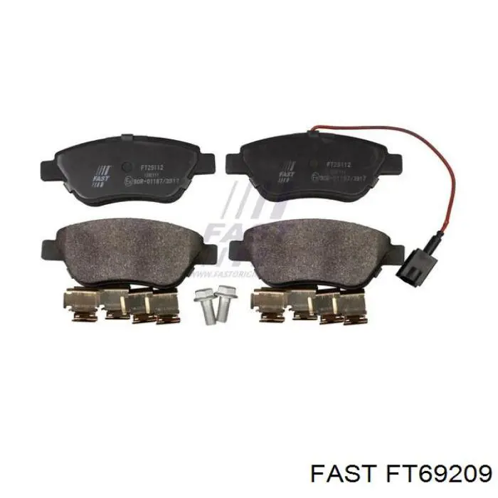 Трос ручного тормоза передний Fast FT69209 цена, от 15.47 USD