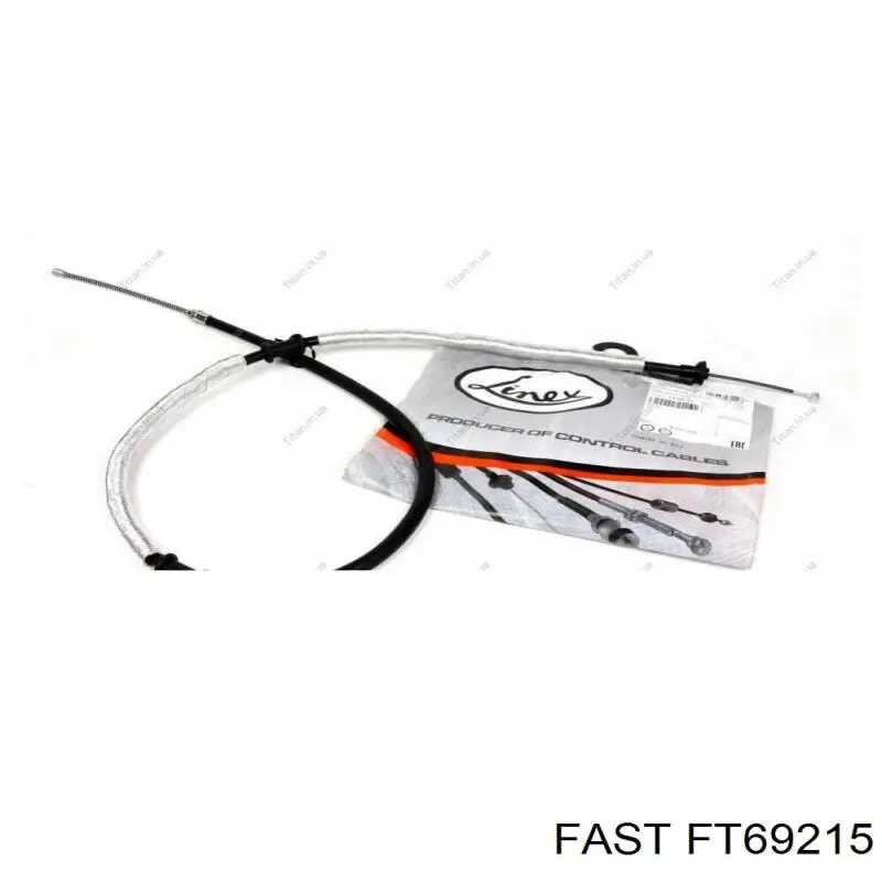 Трос ручного тормоза задний Fast FT69215 цена, от 12.93 USD