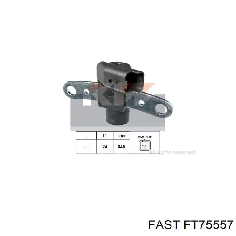 Датчик коленвала FT75557 Fast