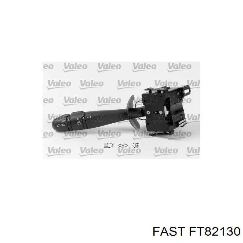 FT82130 Fast comutador esquerdo instalado na coluna da direção