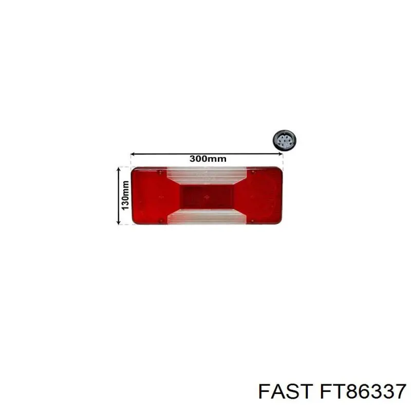 Задняя левая фара Fast FT86337 цена, от 33.58 USD