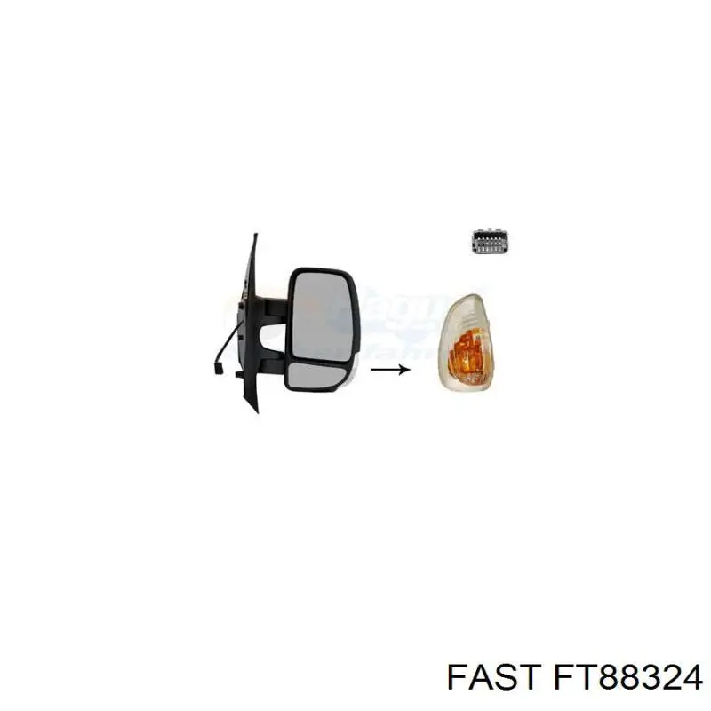 FT88324 Fast espelho de retrovisão direito