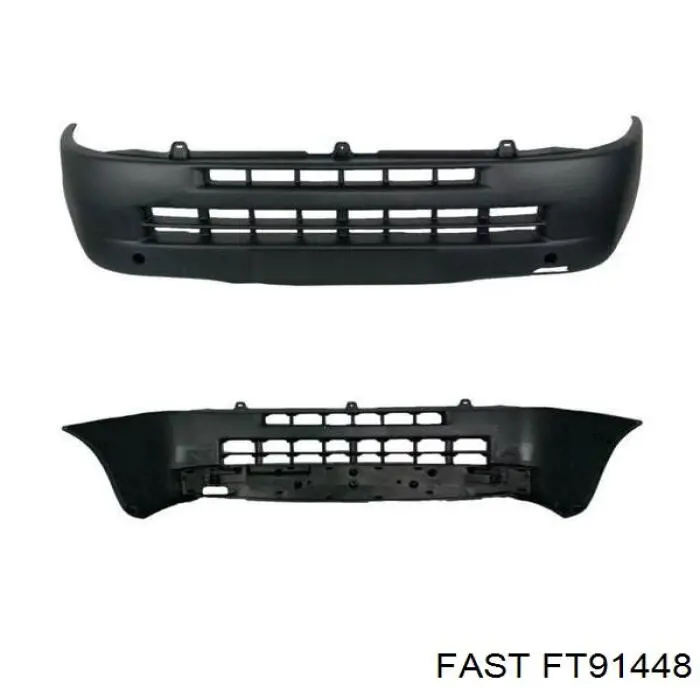 Бампер передний, левая часть Fast FT91448 цена, от 31.53 USD