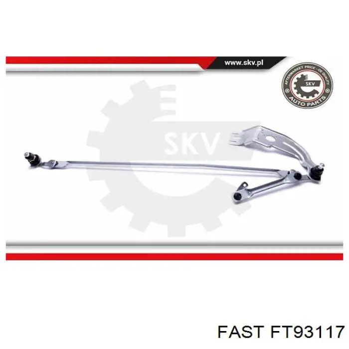 Трапеция щеток лобового стекла Fast FT93117 цена, от 40.28 USD